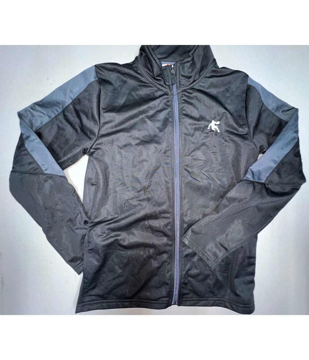 AND1 Black & Gray Full Zip Jacket Boy 10-12 EUC